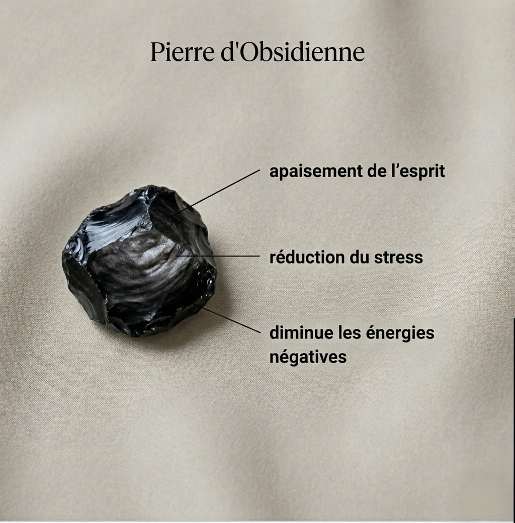 bracelet obsidienne